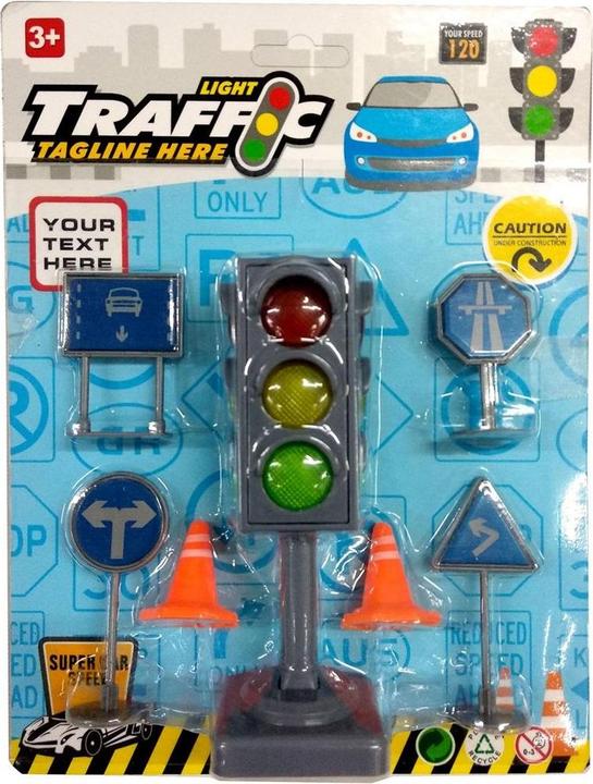 Produktbild Trifox Ampel + Verkehrsschilder