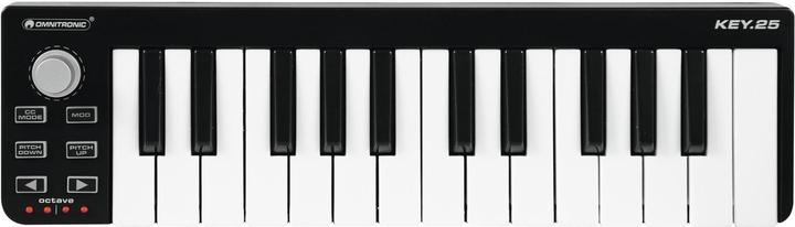 Image du produit Omnitronic Contrôleur MIDI KEY-25 (Clavier)
