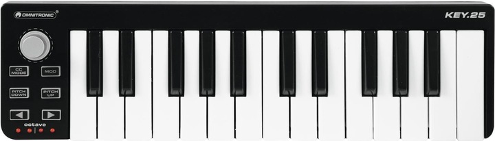 Omnitronic Contrôleur MIDI KEY-25 (Clavier)