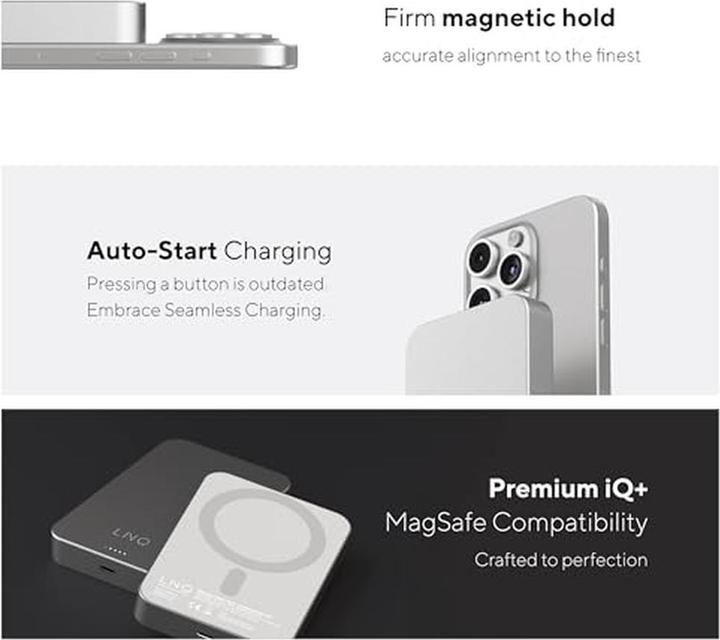 Image du produit LINQ Connects Pro Charge Magnetic (10000 mAh, 20 W, 38.50 Wh)