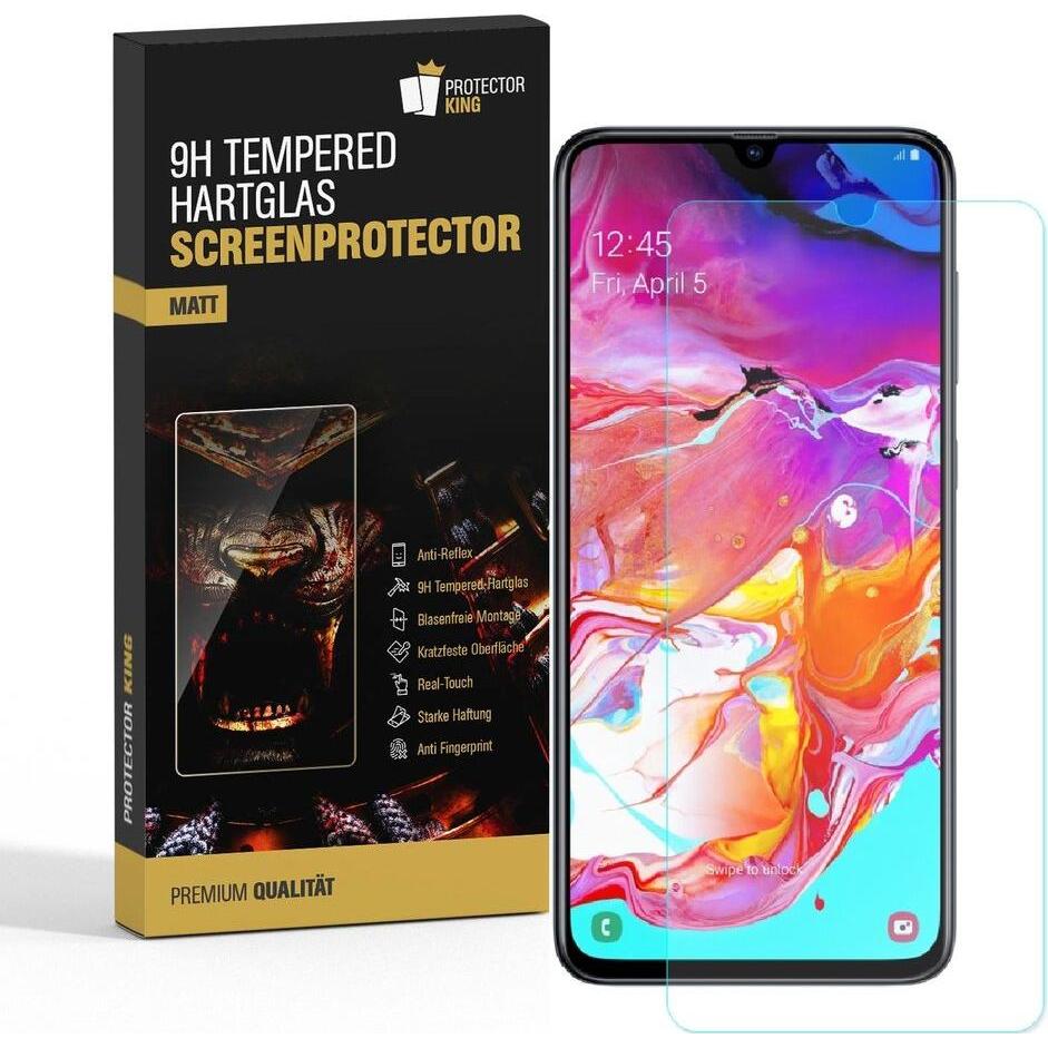 Protectorking 1x Echtes Tempered 9H Panzerhartglas Matt Entspiegelt (1 Stück, Samsung Galaxy A40), Smartphone Schutzfoli...