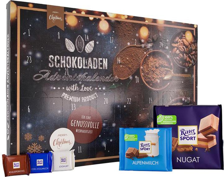 Actual product image Huber-Kölle Ritter-Sport Advent Calendar