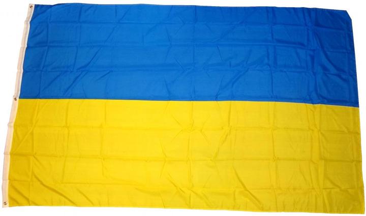 Produktbild trends4cents Flagge Ukraine 90 x 150 cm Fahne mit 2 Ösen 100g/m² Stoffgewicht