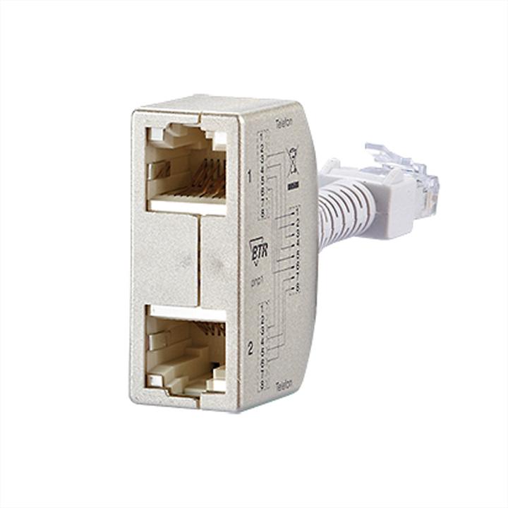 Produktbild Metz Connect BTR Cable sharing Adpter Set pnp 1 ISDN ISDN silber