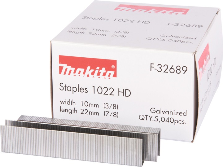 Immagine prodotto Makita Punti metallici da 22mm galvanizzati per la puntatrice a batteria