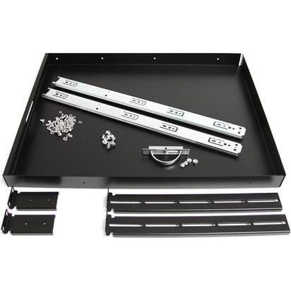 Thumbnail - StarTech 22in Deep Sliding Shelf, Serverschrank Zubehör, Schwarz