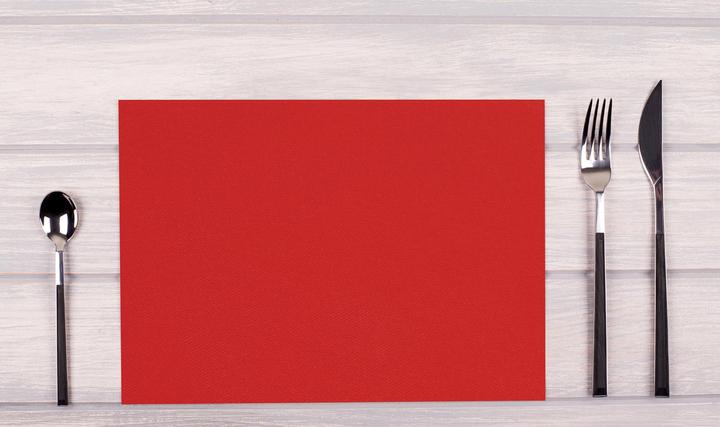 Image du produit PROnappe Set de table jetable Spunbond, 400 x 300 mm, rouge (100 pcs, 30 x 40 cm)