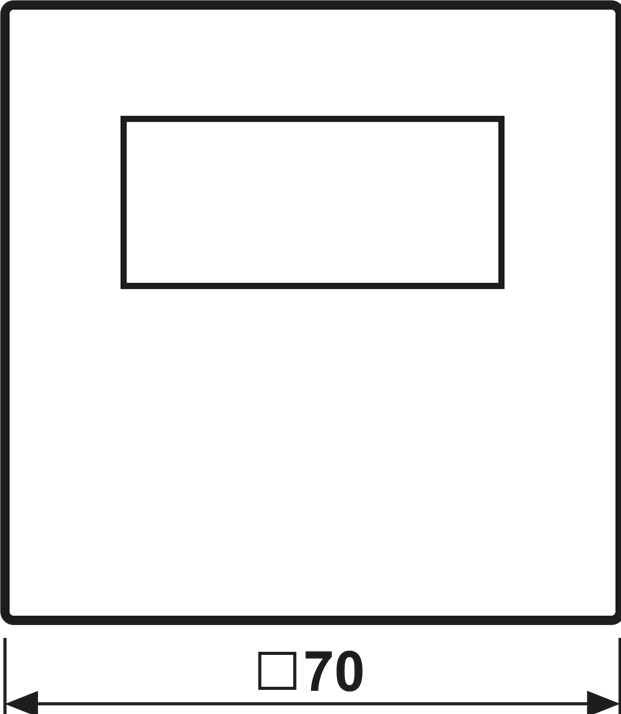 Actual product image JUNG HOME BTLS1791SW Room Thermostat Display