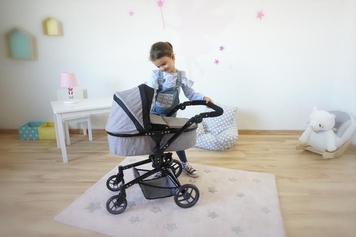 Image du produit Knorrtoys Poussette de poupée Boonk - stone black