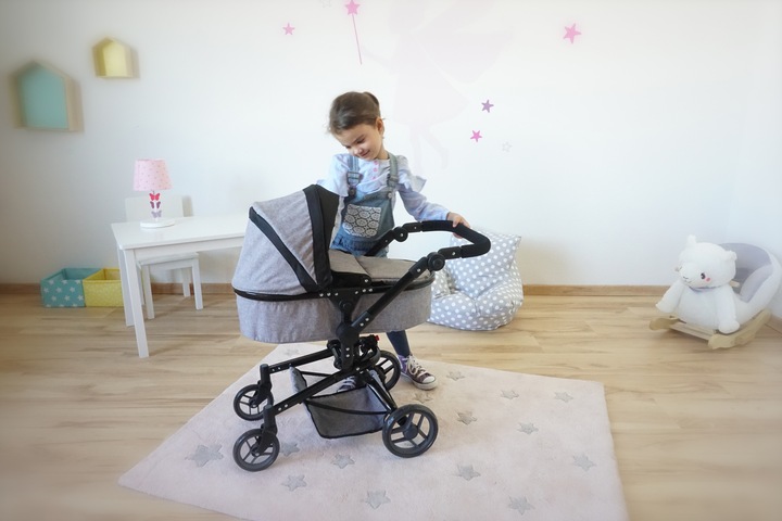 Image du produit Knorrtoys Poussette de poupée Boonk - stone black