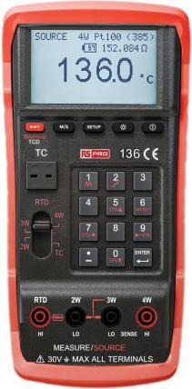 Image du produit RS PRO Calibrateur de température, appareil de calibrage à thermocouple type RTD, 0,0003, Celsius (Thermomètres)