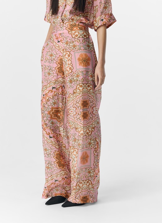Produktbild Object Print Hose mit weitem Bein (38)