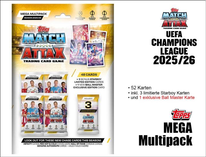 Produktbild Topps Match Attax 25/26 Mega Multipack