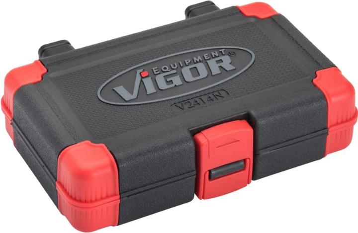Actual product image Vigor Socket spanner set ∙ V2414N ∙ Square6.3 mm (1/4 inch) ∙ External hexagonal profile, T profile,...