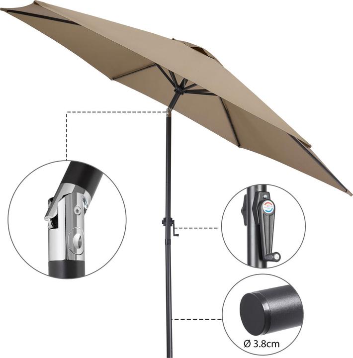 Produktbild Kingsleeve Sonnenschirm (3 m)