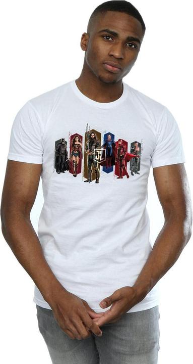 Produktbild Justice League Movie Team Hexagons TShirt (L)