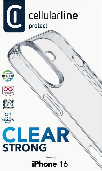 Immagine prodotto Cellularline Un caso chiaro e forte (Apple iPhone 16)