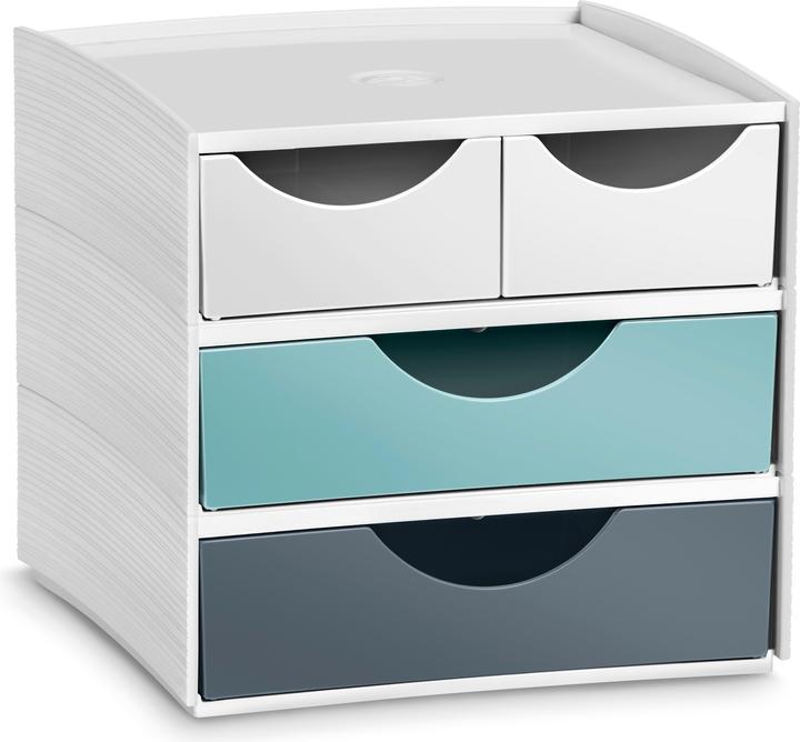 Hellgrau, Mint, Weiss