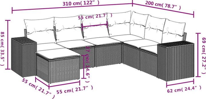 Produktbild vidaXL Franco
