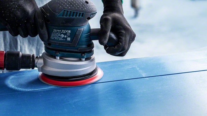Actual product image Bosch Professional Zubehör EXPERT C470 Sandpaper multi-hole for random orbital sander, 125 mm, G 400, 50 pcs. (400)