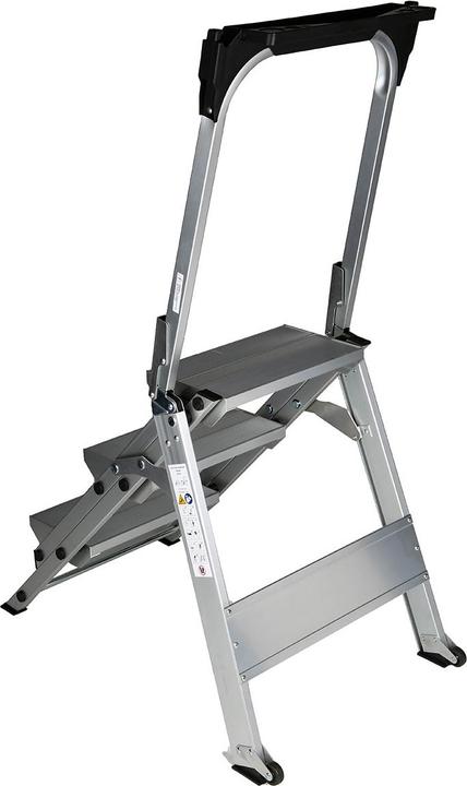 Produktbild RS PRO Easy Sloping Folding Steps - 3 Tread (Trittleiter, 124 cm)