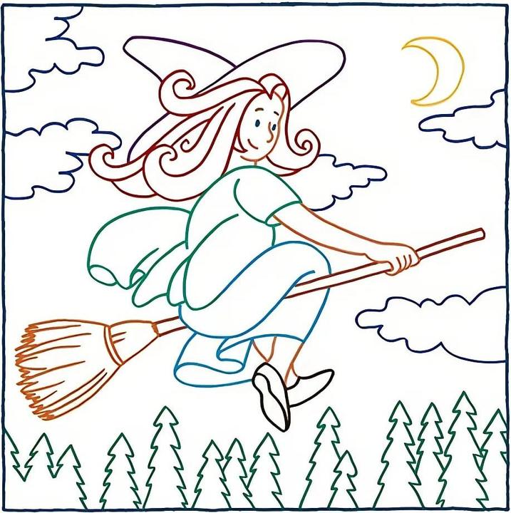 Image du produit Livre de coloriage en papier magique pour les filles