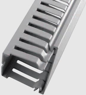 Image du produit RS PRO Grey DIN Panel Trunking W75XH75 (200 cm)