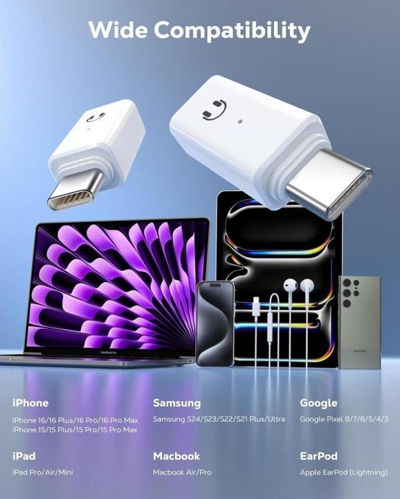 Belkin Adattatore USB-C a Jack e USB-C per ricarica (Nero) - Cavo & Adattatore