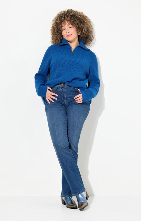Immagine prodotto Ulla Popken Jeans modello Mary con taglio della gamba ampio e cinque tasche (42)