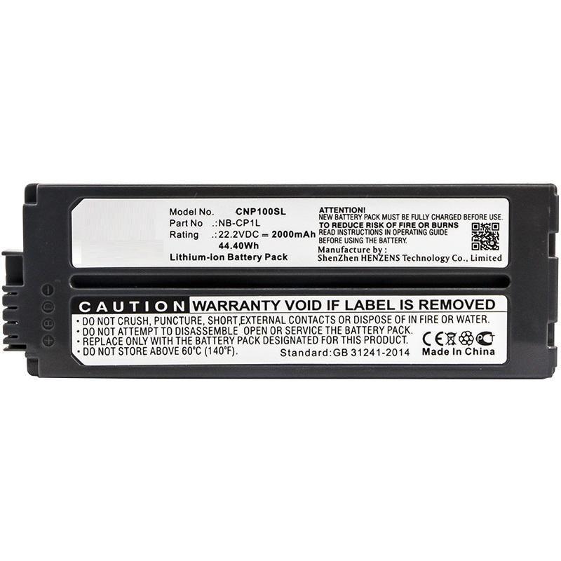 CoreParts Battery for Canon Printer (2000 mAh), Notebook Akku, Schwarz