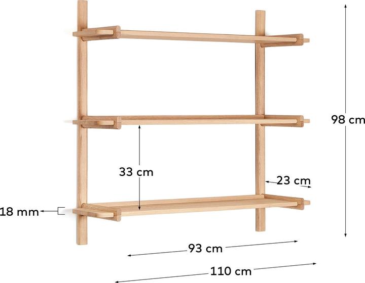 Actual product image Kave Home Sitra (110 x 23 x 98 cm)