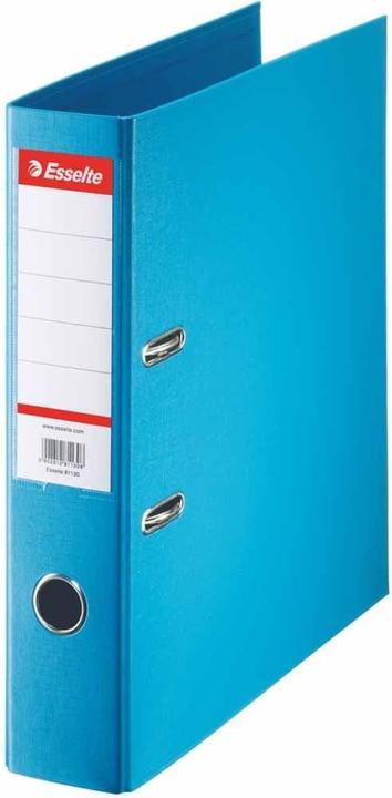 Dymo Plastik-Ordner Standard, DIN A4, 75 mm, hellblau Einband innen und aussen mit PP-Folie kaschi (A4, 75 mm, 1 Stk.)