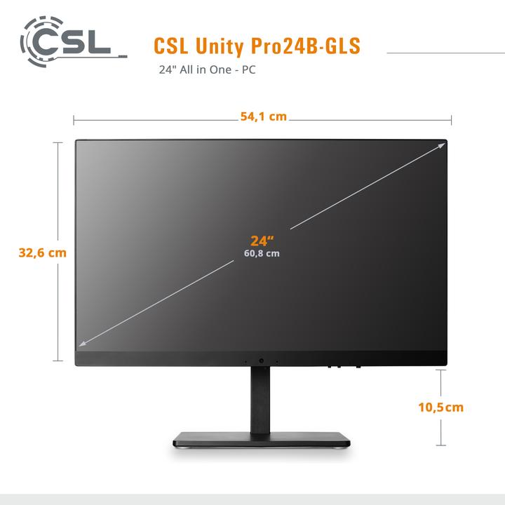 Produktbild CSL Unity Pro – F24B-GLS (Intel Celeron N4120, 16 GB, 0.51 TB, Intel UHD Graphics)