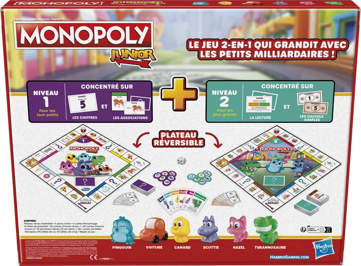 Produktbild Monopoly Junior (Französisch, 2 - 6 Spieler)