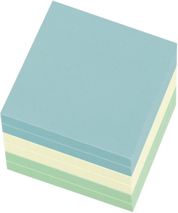 Herlitz Notepad à 600 sheets, multicoloured (75 x 75 mm)