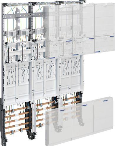 Actual product image Hager Complete panel ZL3ED26N 6Z DSS 3 panel 1050mm
