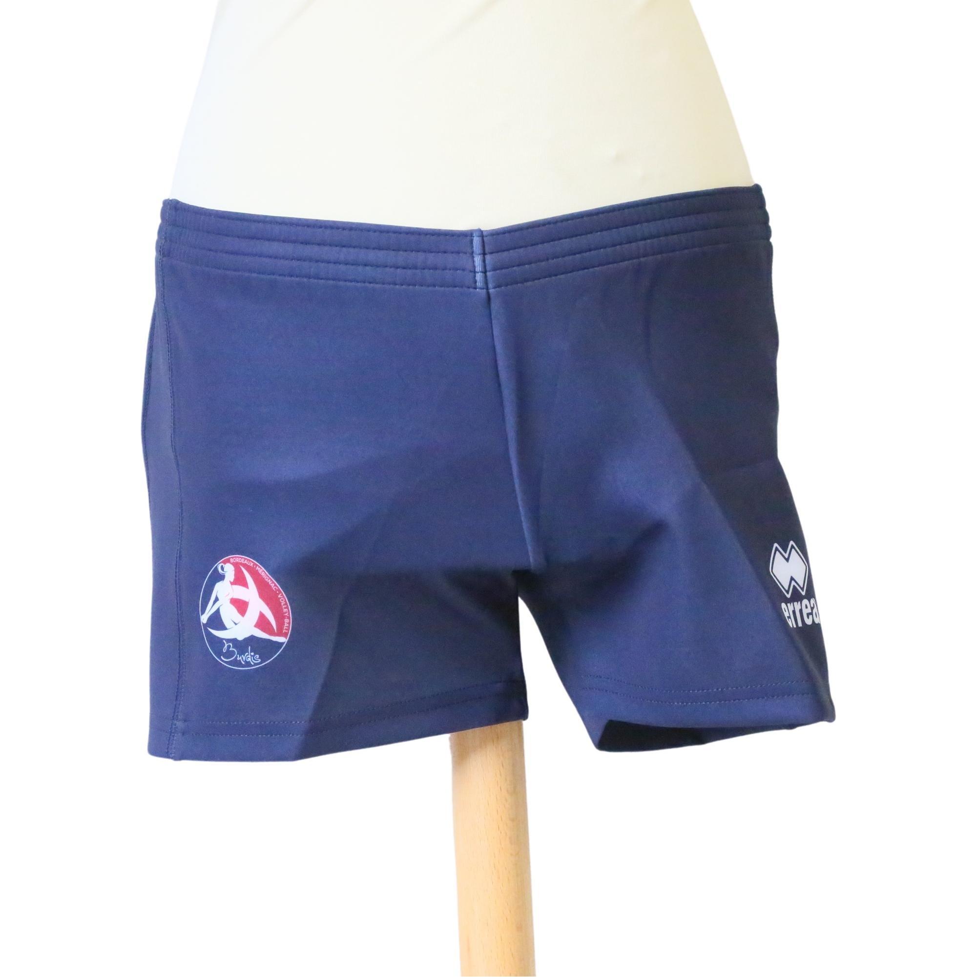 Errea, Damen, Sporthose, shorts bordeaux mérignac (XL), Blau, XL