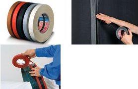 Actual product image tesa Fabric tape 4541, 15 mm x 50 m, raw white (15 mm)