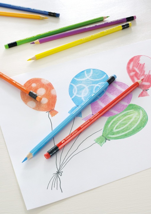 Immagine prodotto Faber-Castell Matite a colori cancellabili (Multicolore, 12 x)