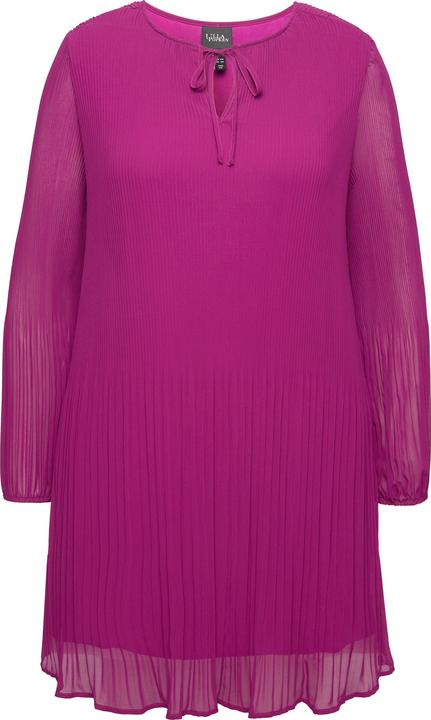 Actual product image Ulla Popken Pleated A-Line Long Sleeve Tunic Blouse (50, 52)