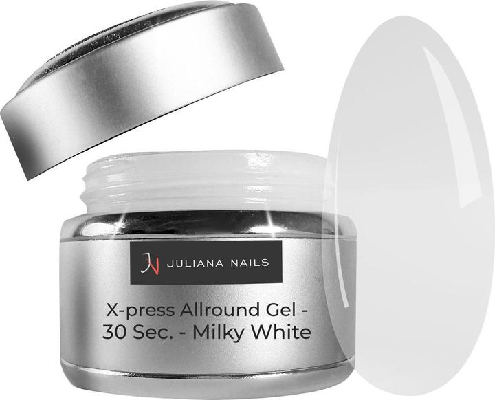 Produktbild Juliana Nails X-press Allround Gel (Milchig Weiss, UV-Gel Lack)