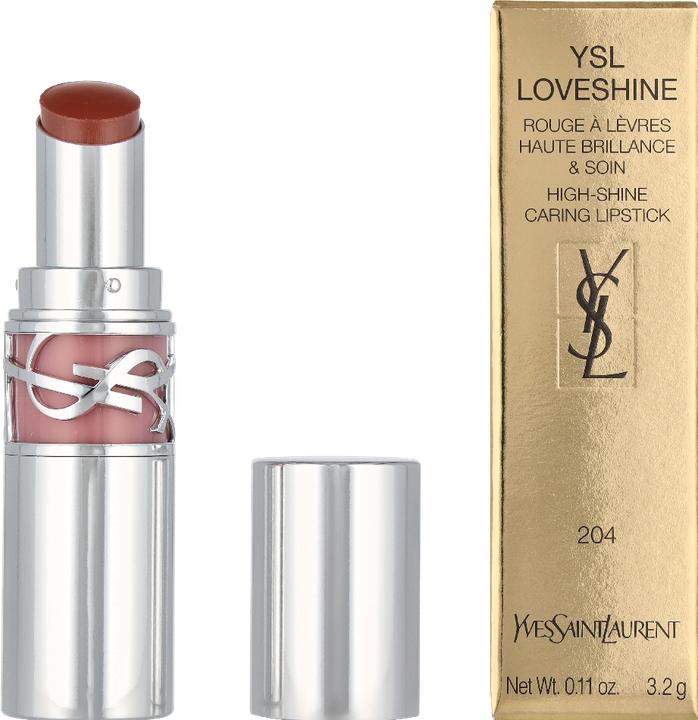Actual product image Yves Saint Laurent Loveshine Rouge Volupte Shine Lipstick 204 (#204 Melted Honey)
