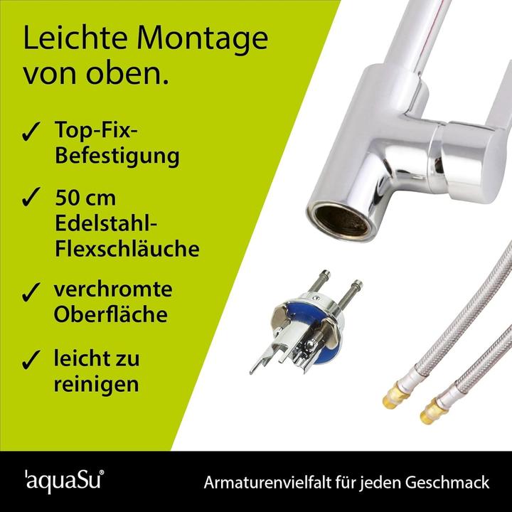 Actual product image AquaSu Küchenarmatur Lago Multi 2.0 mit Wassersparfunktion