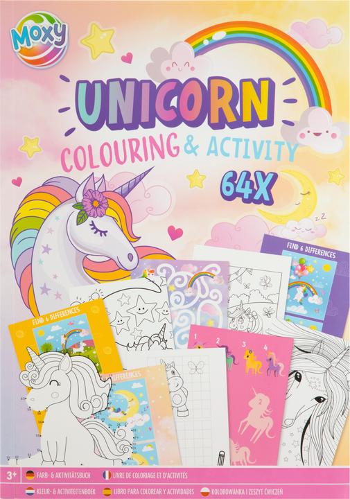 Grafix Livre de coloriage et d'activités Licorne