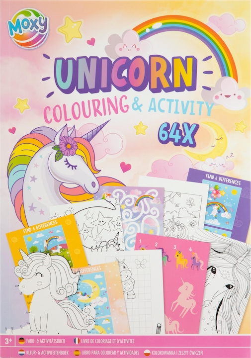Grafix Livre de coloriage et d'activités Licorne