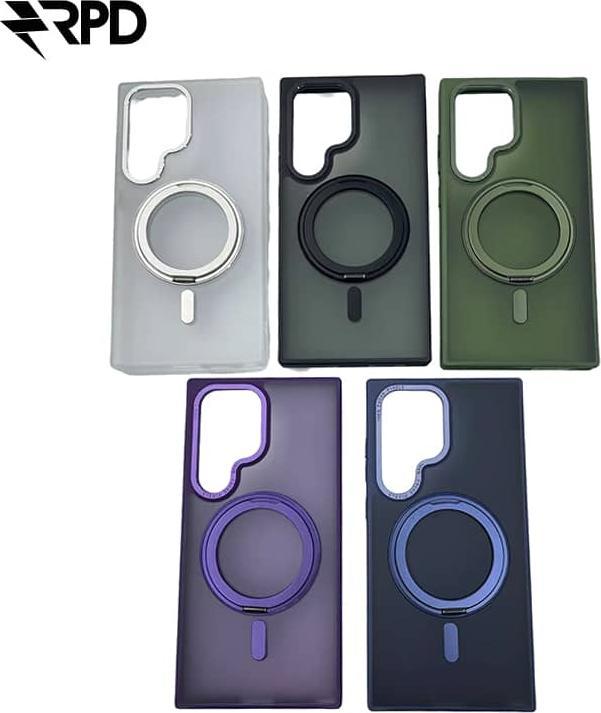 Actual product image RPD 360 degree Magsafe stand case silver (Samsung Galaxy S24)