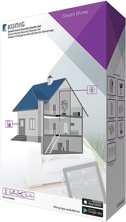 Actual product image König Smart Security Kit Wi-Fi / 868 Mhz