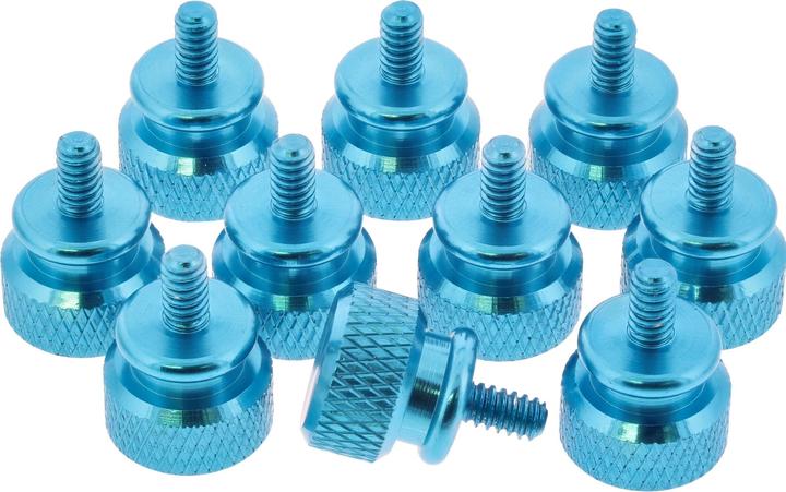 Produktbild Aquatuning Thumbscrews Gehäuse blau Bigpack (10 Stück)
