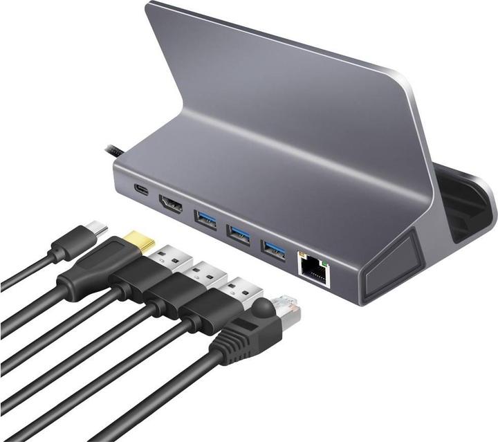 Produktbild LogiLink UA0408 (USB-C, 6 Ports)