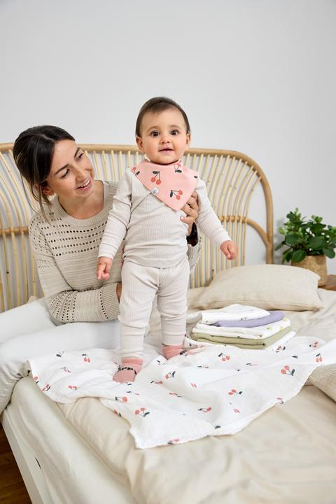 Immagine prodotto Lässig Mullwindeln & Mulltücher Mulltuch 3er Pack Heavenly Soft Swaddle L (80 cm, 80 cm)